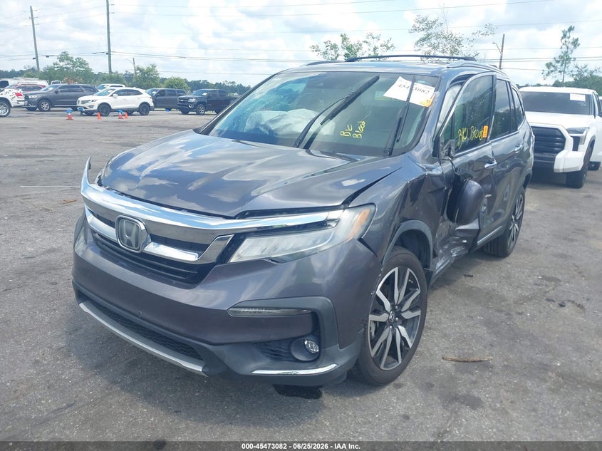 2021 Honda Pilot, Left Side, IAAI, VIN 5FNYF5H63MB041673 — photo 2