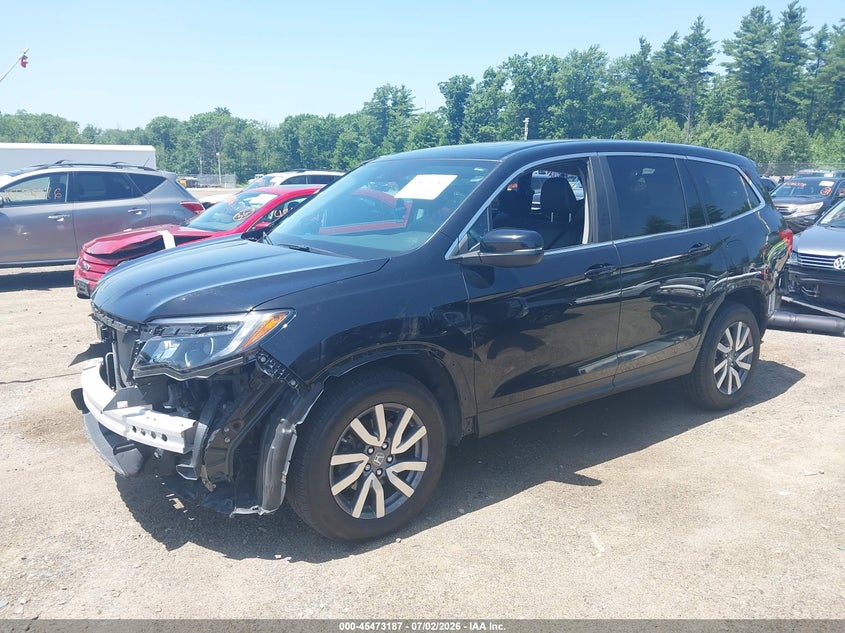 Vin: 5fnyf6h56lb044577, lot: 45971323, honda pilot awd ex-l 20202