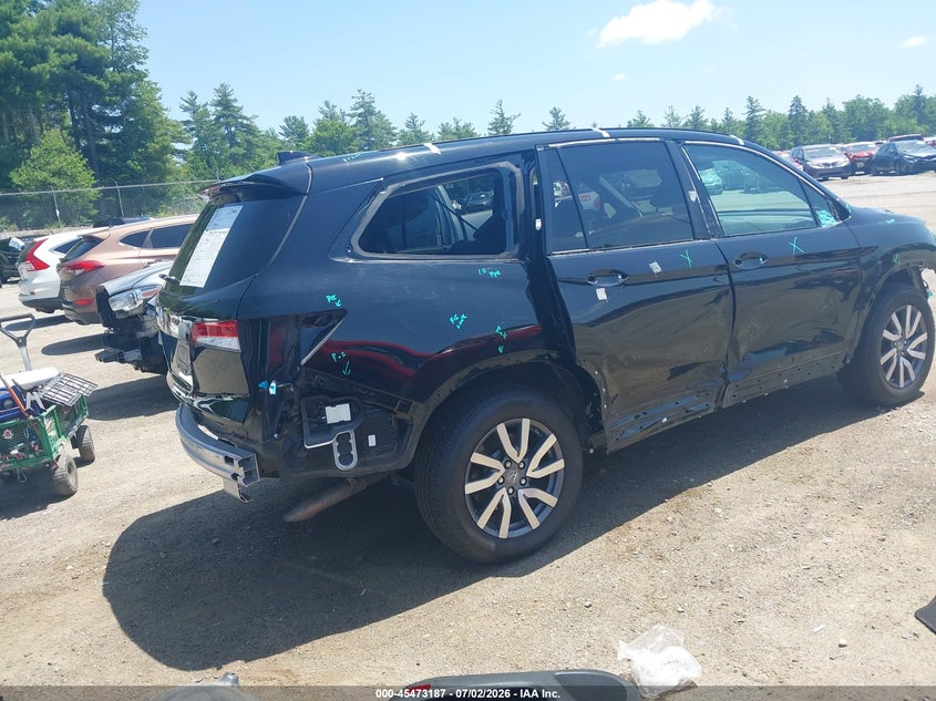 Vin: 5fnyf6h56lb044577, lot: 45971323, honda pilot awd ex-l 20204