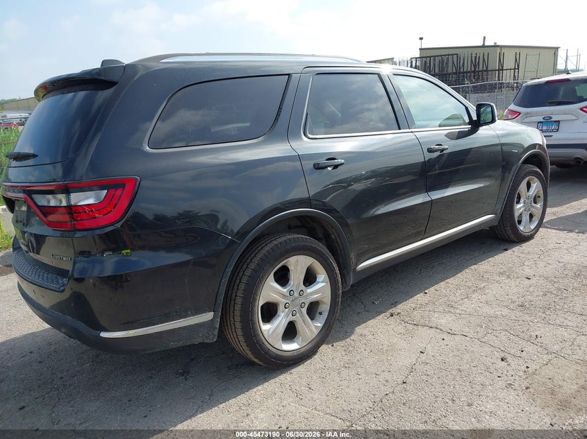 Vin: 1c4rdjdg9ec388702, lot: 45971327, dodge durango limited 20144