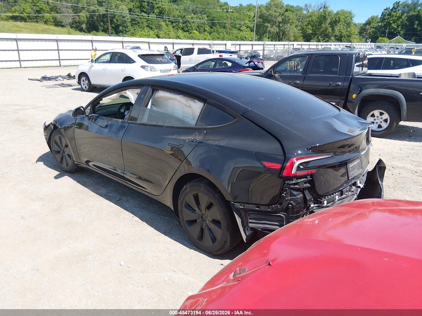 2025 TESLA MODEL 3 auction photo 3