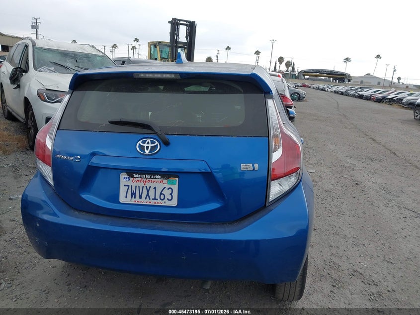 2016 Toyota Prius C Three VIN: JTDKDTB38G1136743 Lot: 45473195