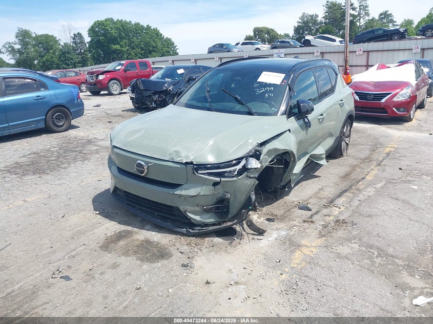 2023 VOLVO XC40 RECHARGE PURE ELECTRIC auction photo 2