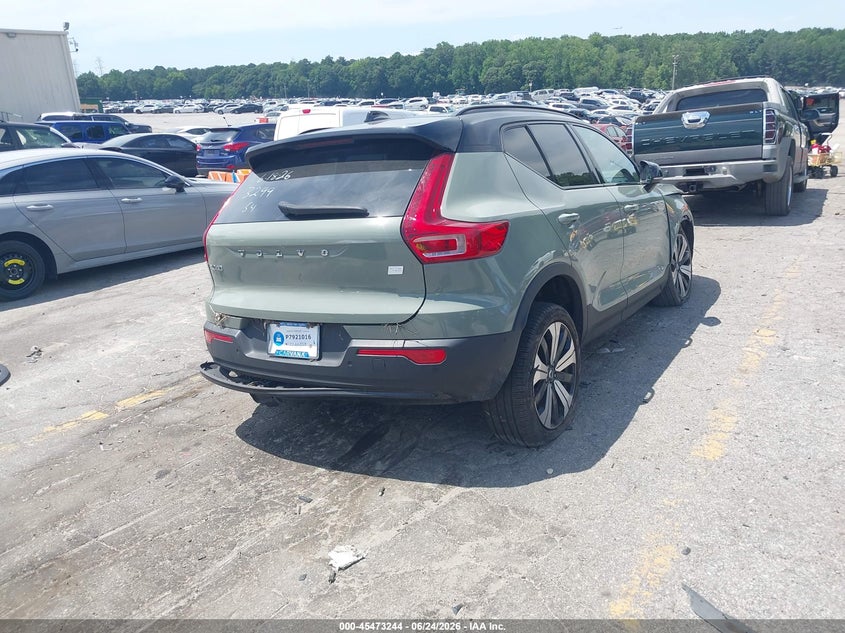 2023 VOLVO XC40 RECHARGE PURE ELECTRIC auction photo 4