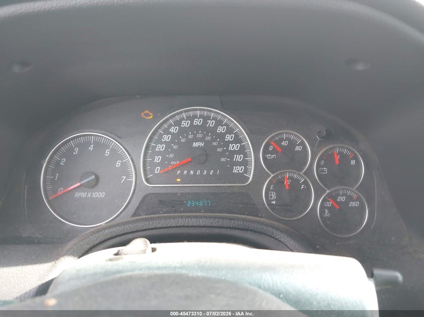 2007 GMC Envoy Sle Commercial VIN: 1GKDS13S472251105 Lot: 45473310