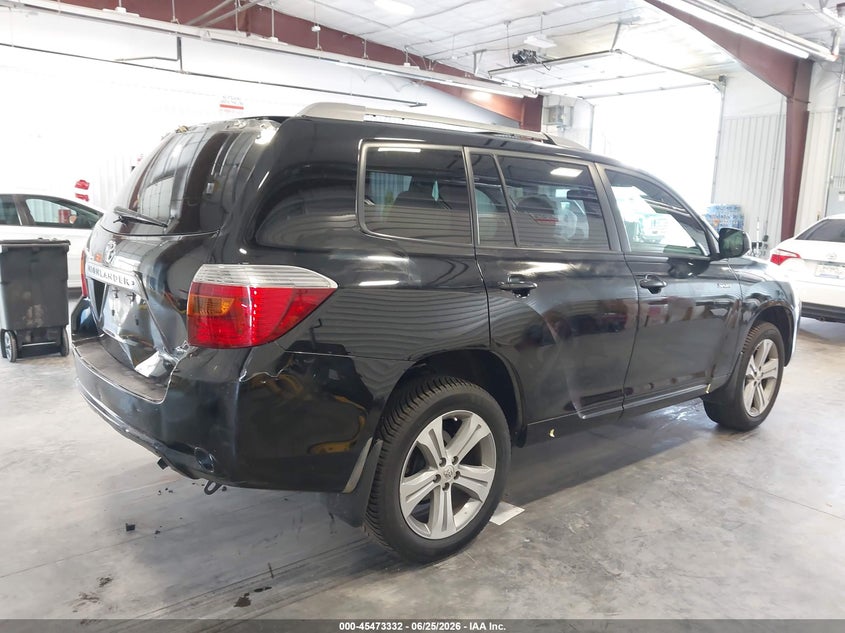 2010 TOYOTA HIGHLANDER auction photo 4