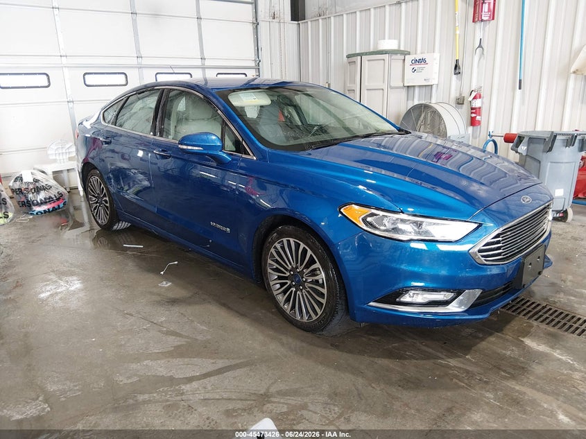 Vin: 3fa6p0ruxhr383992, lot: 45971563, ford fusion hybrid platinum/titanium 20171