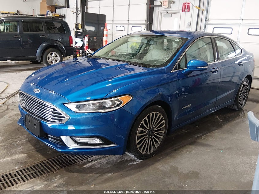 Vin: 3fa6p0ruxhr383992, lot: 45971563, ford fusion hybrid platinum/titanium 20172