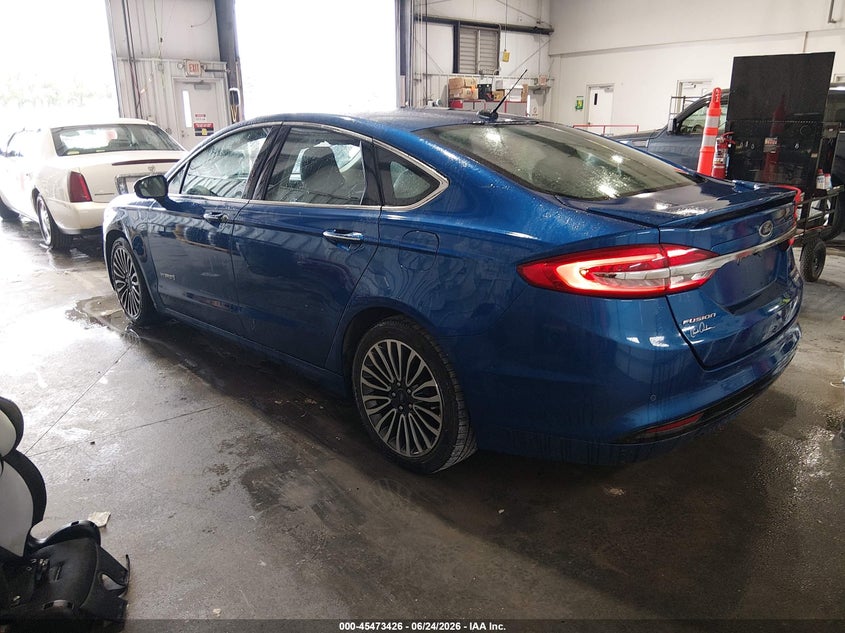Vin: 3fa6p0ruxhr383992, lot: 45971563, ford fusion hybrid platinum/titanium 20173
