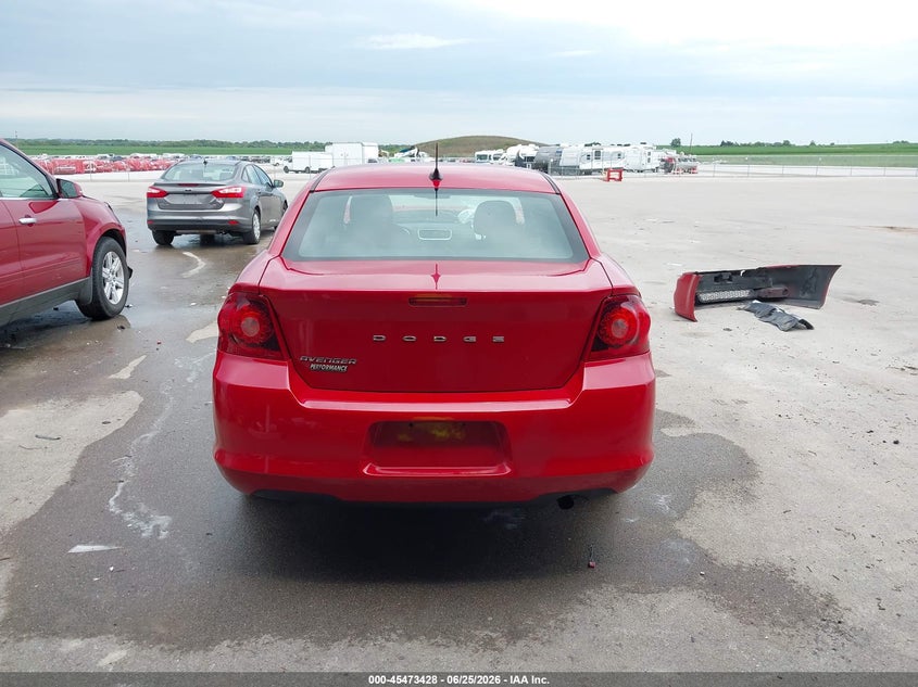 2013 Dodge Avenger Se VIN: 1C3CDZAB8DN588314 Lot: 45473428