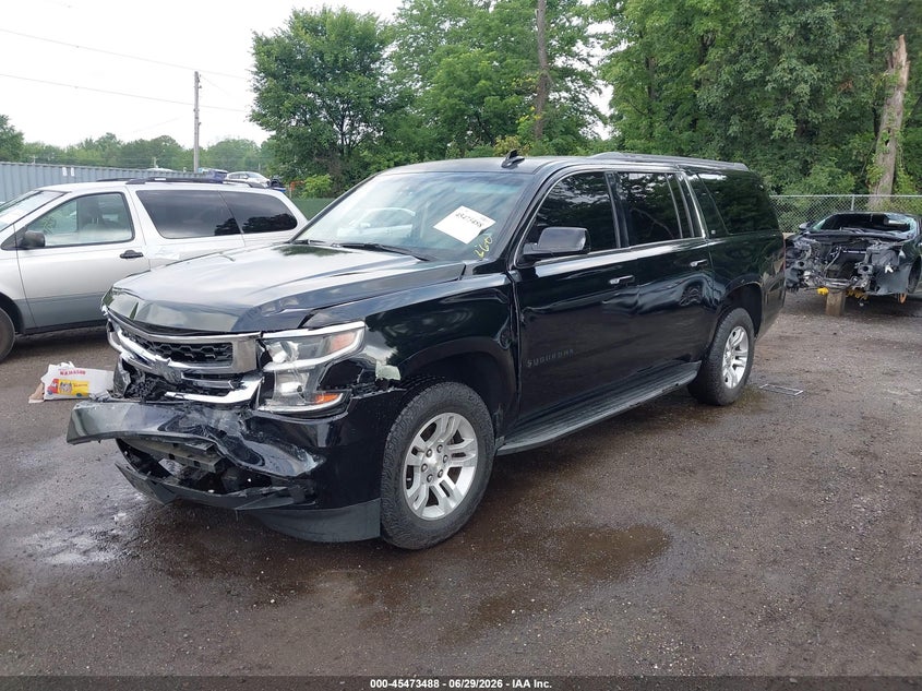 2016 Chevrolet Suburban, Удар спереду, IAAI, VIN 1GNSKHKC6GR446997 — фото 2