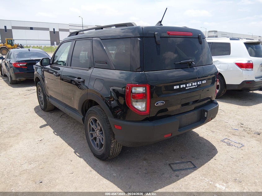 Vin: 3fmcr9b63rre62523, lot: 45971640, ford bronco sport big bend 20243