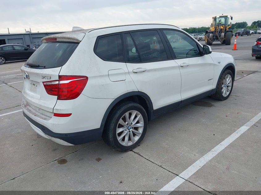Vin: 5uxwx9c57g0d83237, lot: 45971643, bmw x3 xdrive28i 20164