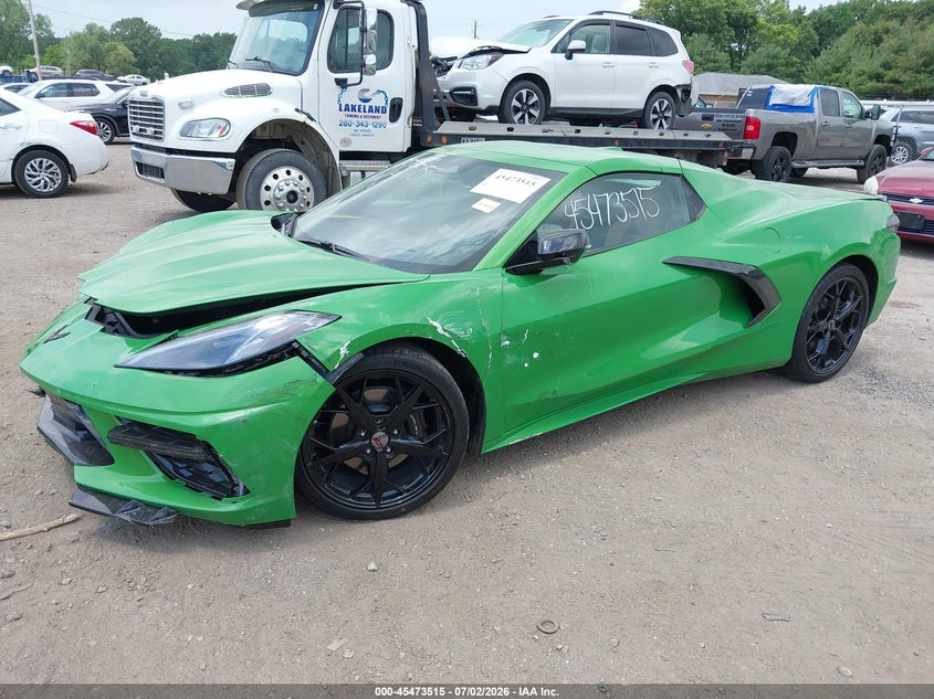Vin: 1g1yb3d44t5113333, lot: 45971652, chevrolet corvette stingray , 2lt, rwd 20262