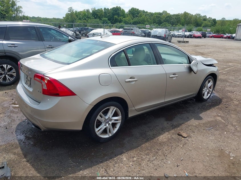Vin: yv1612fs9e2293480, lot: 45971755, volvo s60 t5 20144