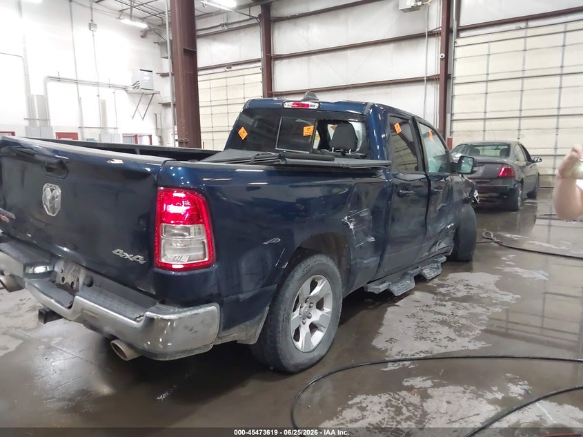 Vin: 1c6srfbt3mn796297, lot: 45971756, ram 1500 big horn  4x4 6'4 box 20214