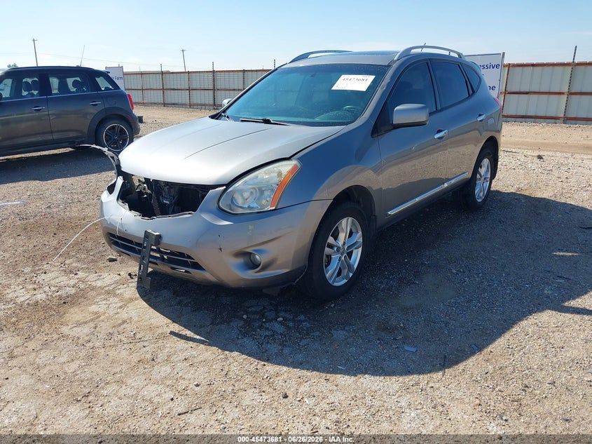 2013 Nissan Rogue, Удар спереду, IAAI, VIN JN8AS5MT7DW540078 — фото 2