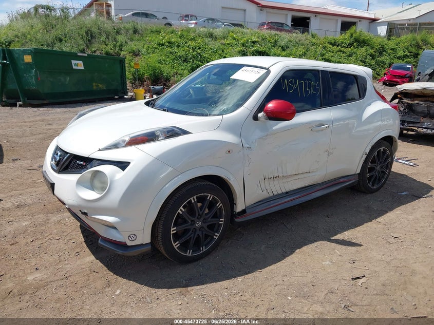 Vin: jn8af5mvxdt227811, lot: 45971862, nissan juke nismo 20132