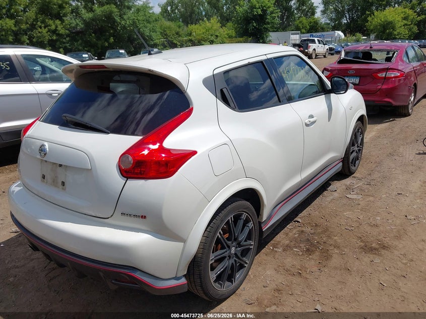 Vin: jn8af5mvxdt227811, lot: 45971862, nissan juke nismo 20134