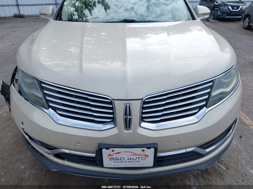 2016 Lincoln Mkx Reserve VIN: 2LMTJ8LRXGBL57665 Lot: 45473737