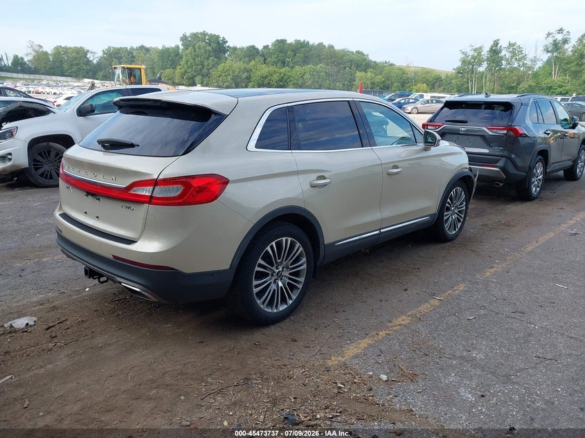 Vin: 2lmtj8lrxgbl57665, lot: 45971874, lincoln mkx reserve 20164