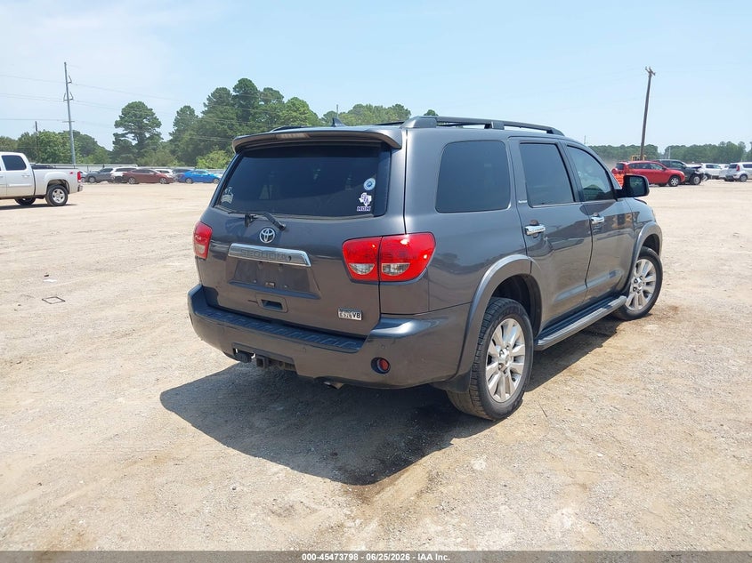 Vin: 5tdyy5g16ds045308, lot: 45971935, toyota sequoia platinum 5.7l v8 20134
