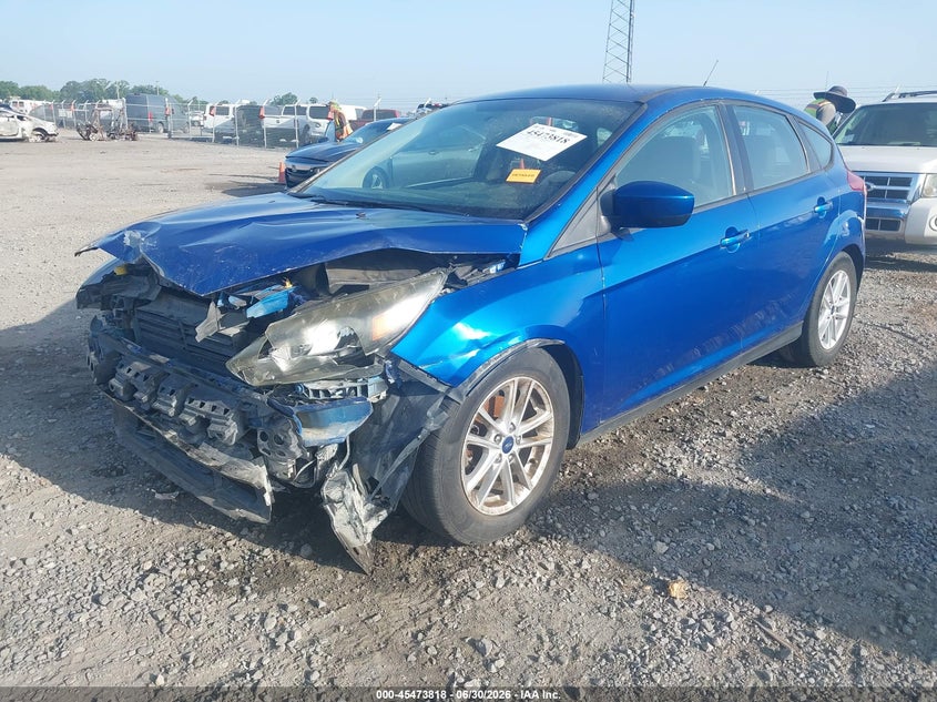 Vin: 1fadp3k25jl329960, lot: 45971955, ford focus se 20182
