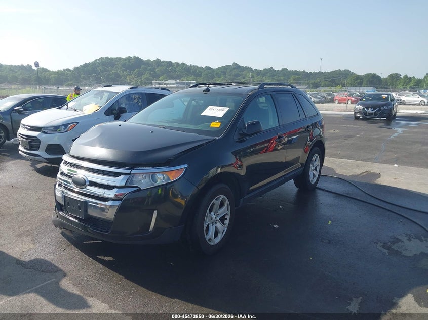 Vin: 2fmdk4jc4dbe25717, lot: 45971987, ford edge sel 20132