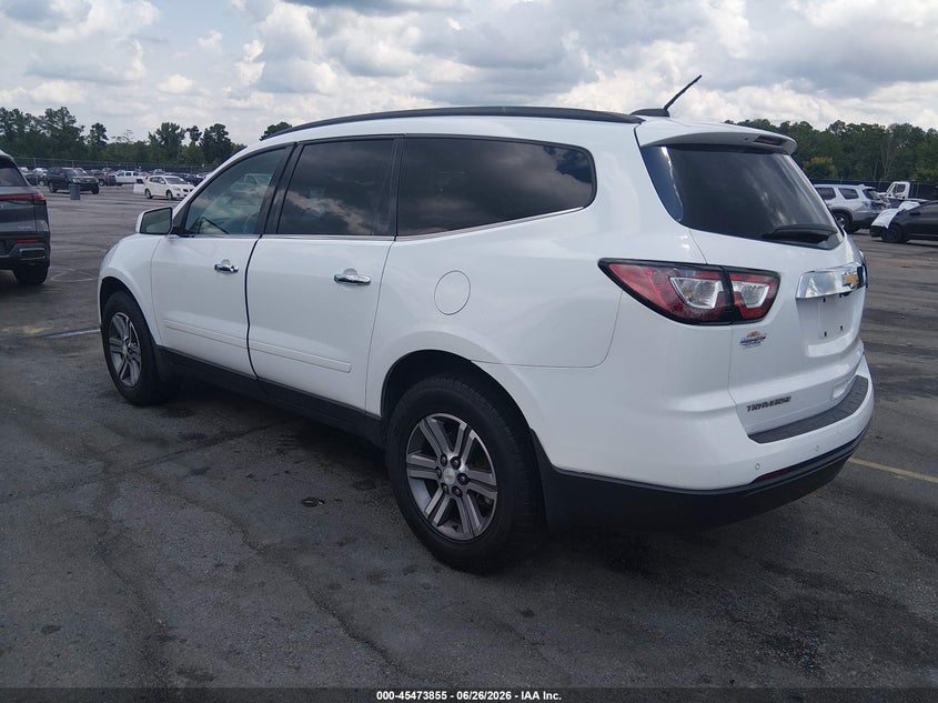 Vin: 1gnkrhkd9hj102293, lot: 45971992, chevrolet traverse lt 20173