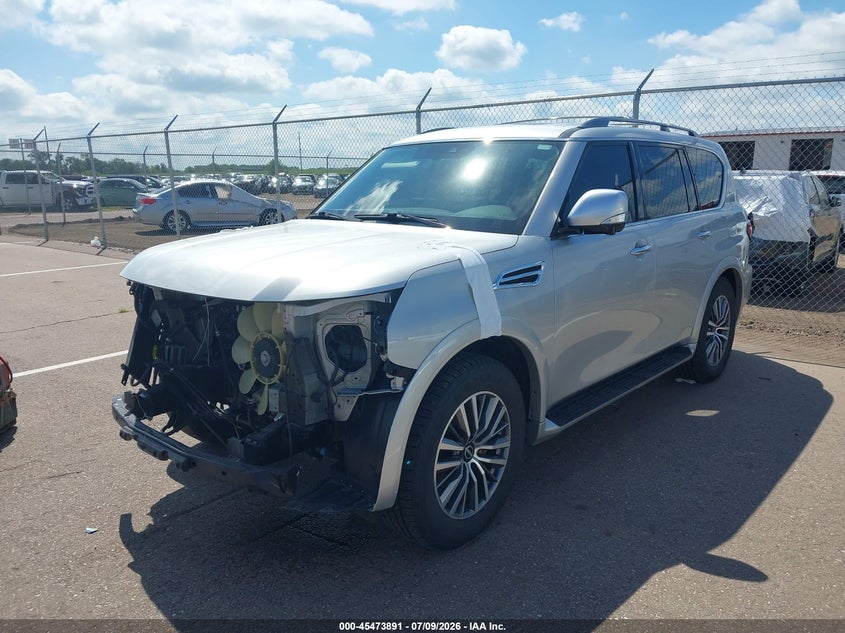Vin: jn8ay2bb8p9831182, lot: 45972028, nissan armada sl 4wd 20232