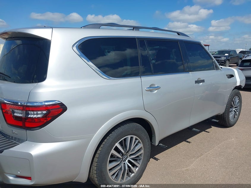 Vin: jn8ay2bb8p9831182, lot: 45972028, nissan armada sl 4wd 20234