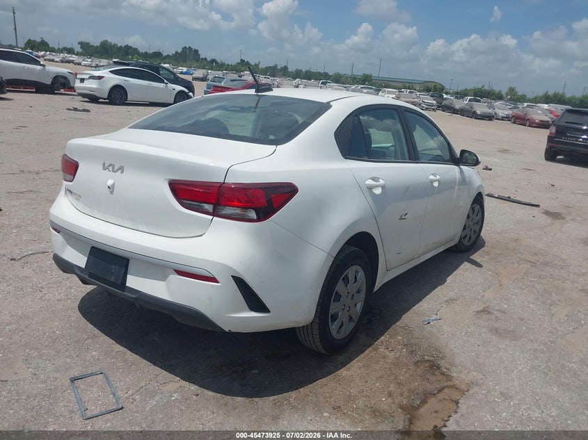 2023 KIA RIO auction photo 4