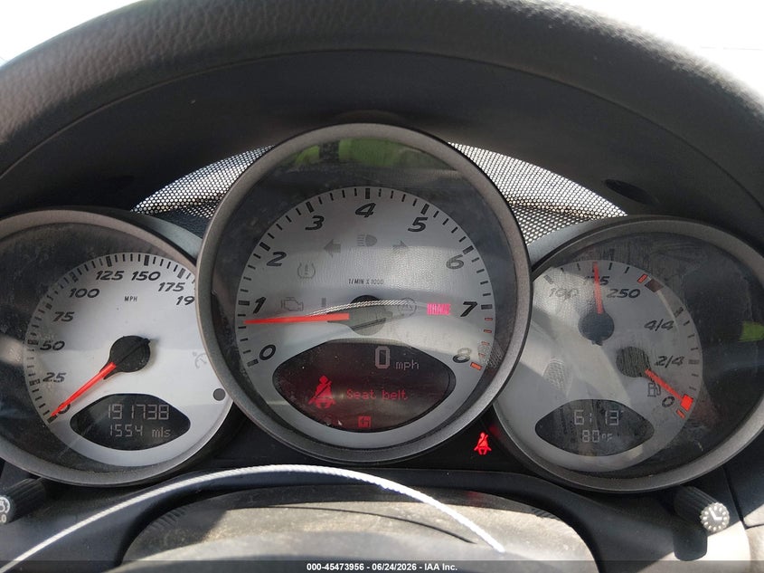 2005 Porsche Boxster S VIN: WP0CB29845U731512 Lot: 45473956