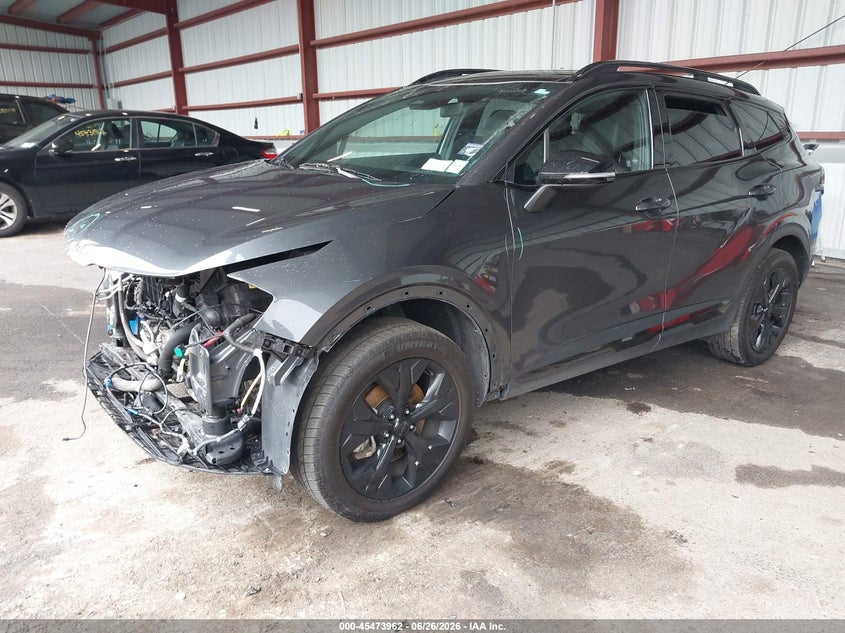 2025 Kia Sportage X-Line, Front End, IAAI, VIN 5XYK6CDF6SG246460 — photo 2