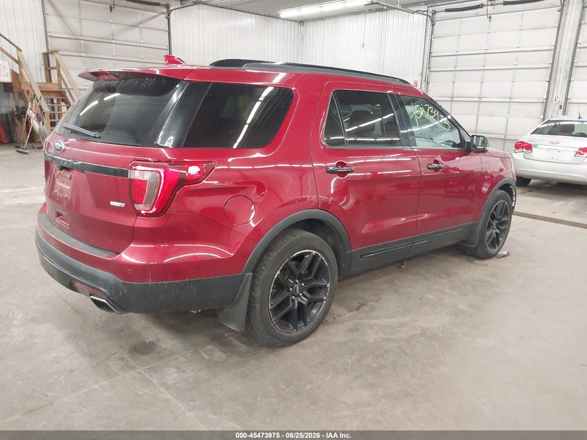 Vin: 1fm5k8gt0ggb67082, lot: 45972112, ford explorer sport 20164