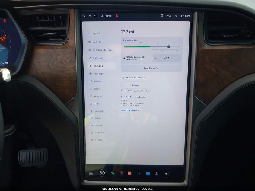 2020 Tesla Model X Long Range Dual Motor All-Wheel Drive/Long Range Plus Dual Motor All-Wheel Drive VIN: 5YJXCAE25LF286018 Lot: 45473976