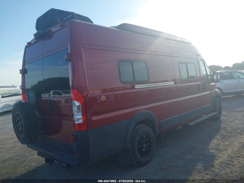 Vin: 3c6frvjg8me504745, lot: 45972119, ram promaster 3500 cargo van high roof 159 wb ext 20214