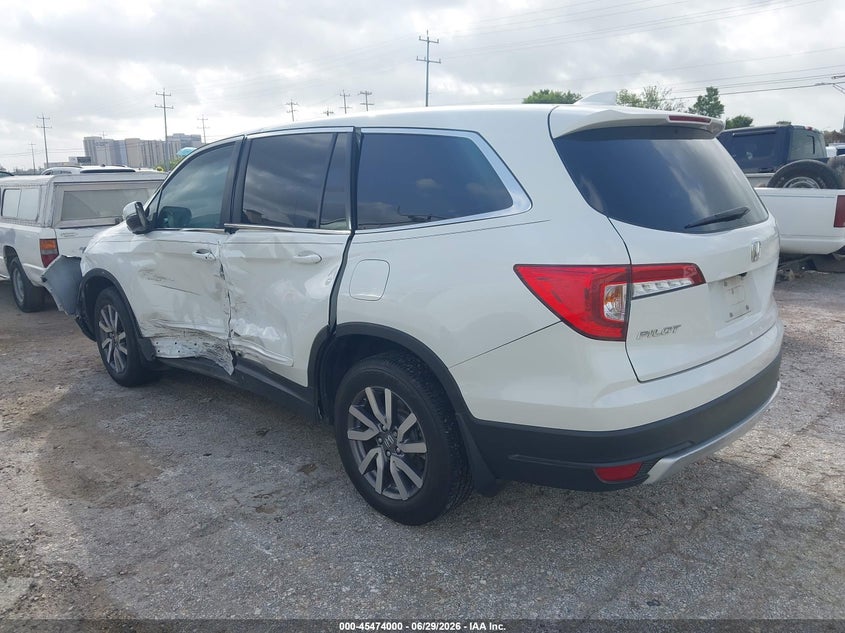 Vin: 5fnyf5h57lb020489, lot: 45972137, honda pilot 2wd ex-l 20203
