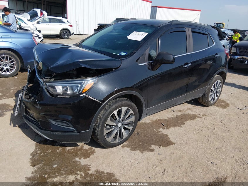 Vin: kl4cjasb6mb313430, lot: 45972161, buick encore fwd preferred 20212