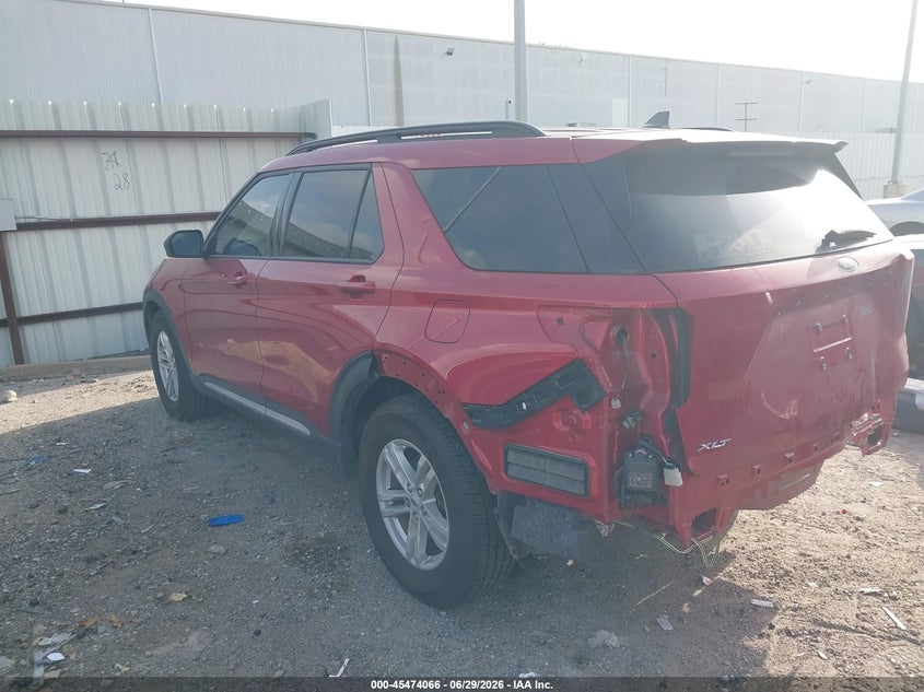 Vin: 1fmsk7dhxpgb07873, lot: 45972203, ford explorer xlt 20233