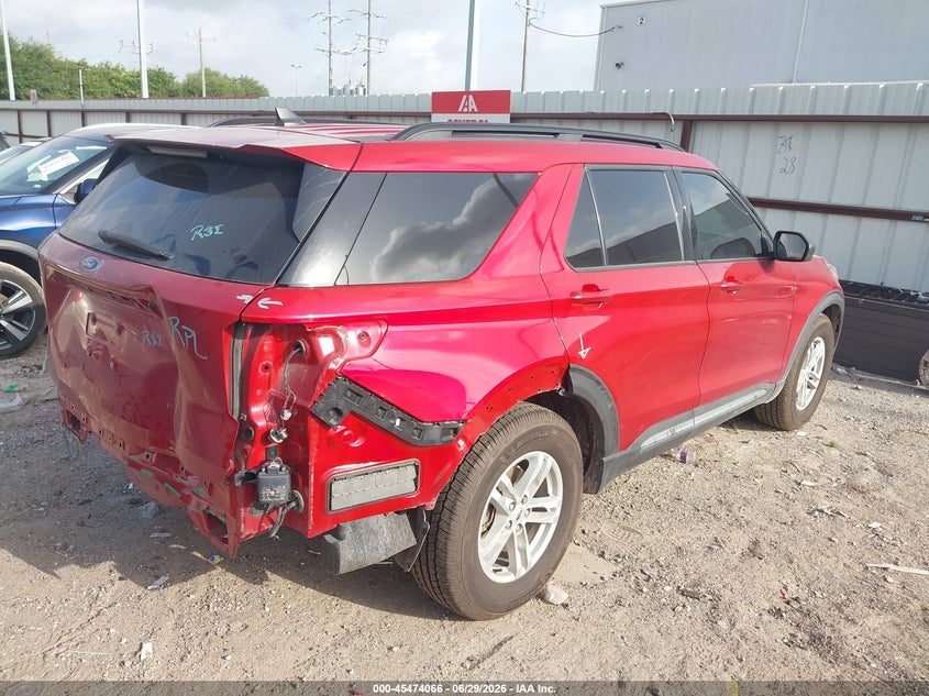 Vin: 1fmsk7dhxpgb07873, lot: 45972203, ford explorer xlt 20234