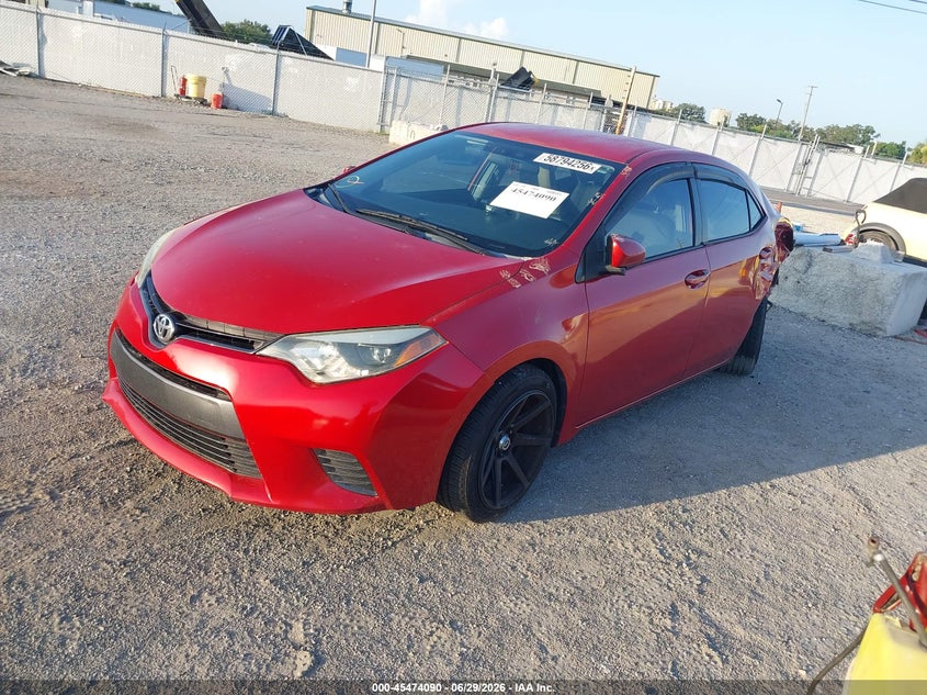 2016 Toyota Corolla Le 5YFBURHE5GP377005 photo 1