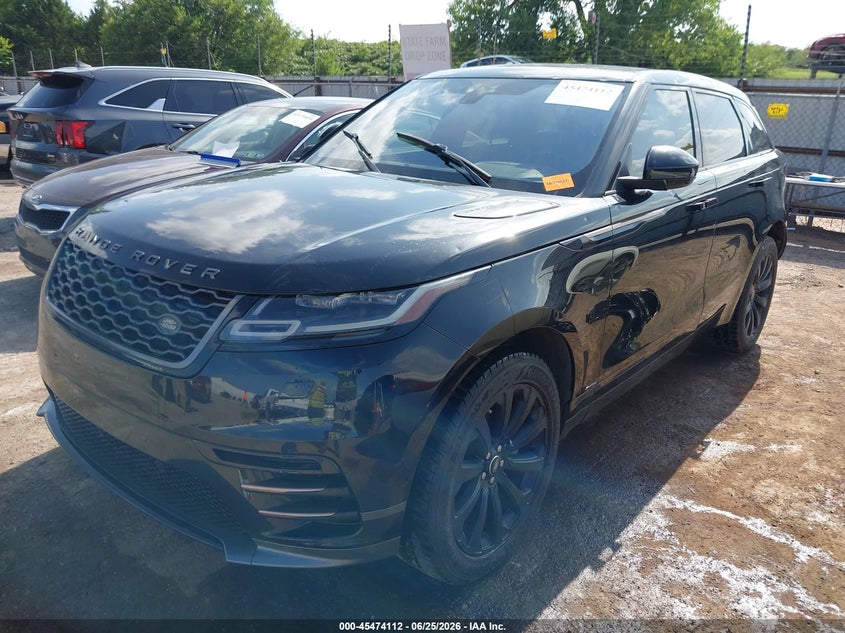Vin: salyl2rx1ja710504, lot: 45972249, land rover range rover velar p250 se r-dynamic 20182
