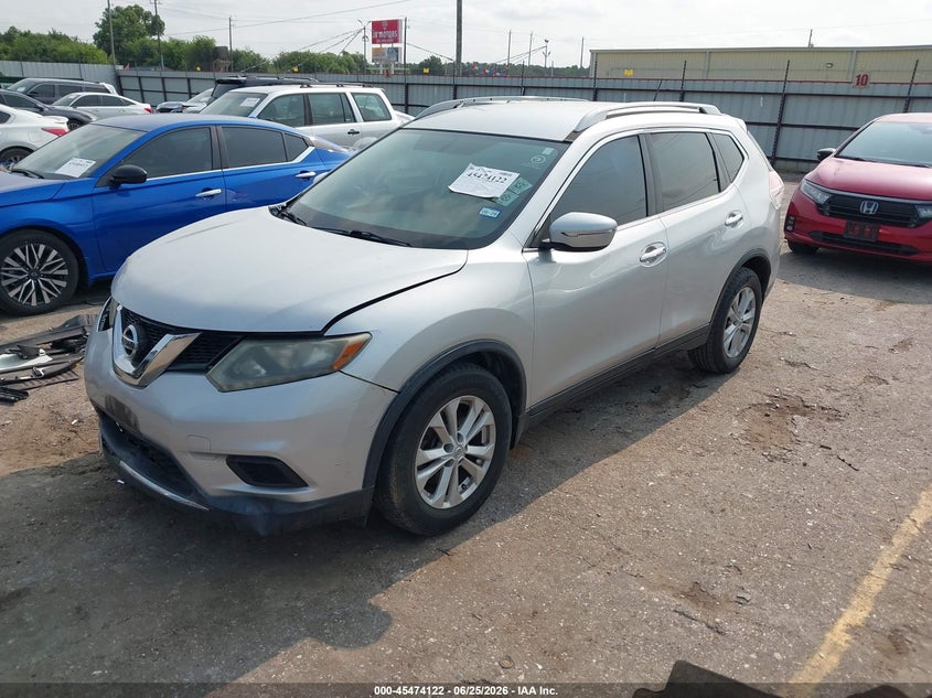 2014 Nissan Rogue, Right Side, IAAI, VIN 5N1AT2ML7EC760794 — photo 2