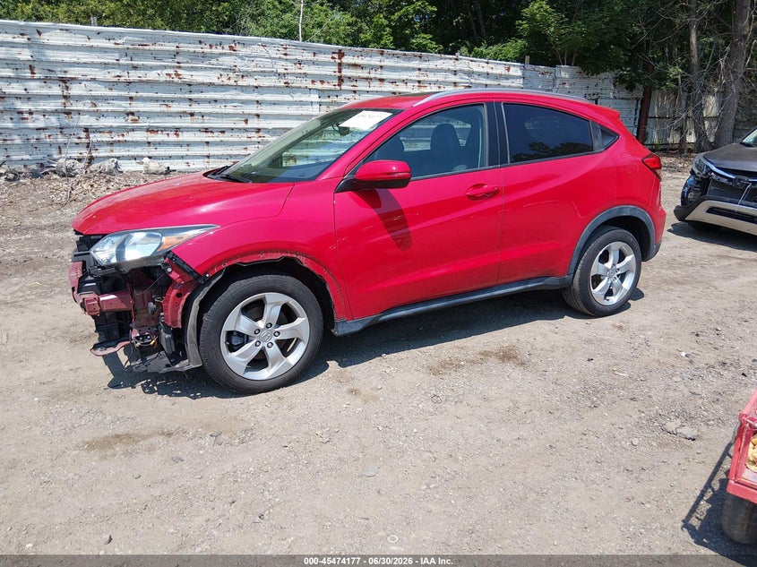 2016 Honda Hr-V Ex-L, Удар спереди, IAAI, VIN 3CZRU6H72GMZ14410 — фото 2