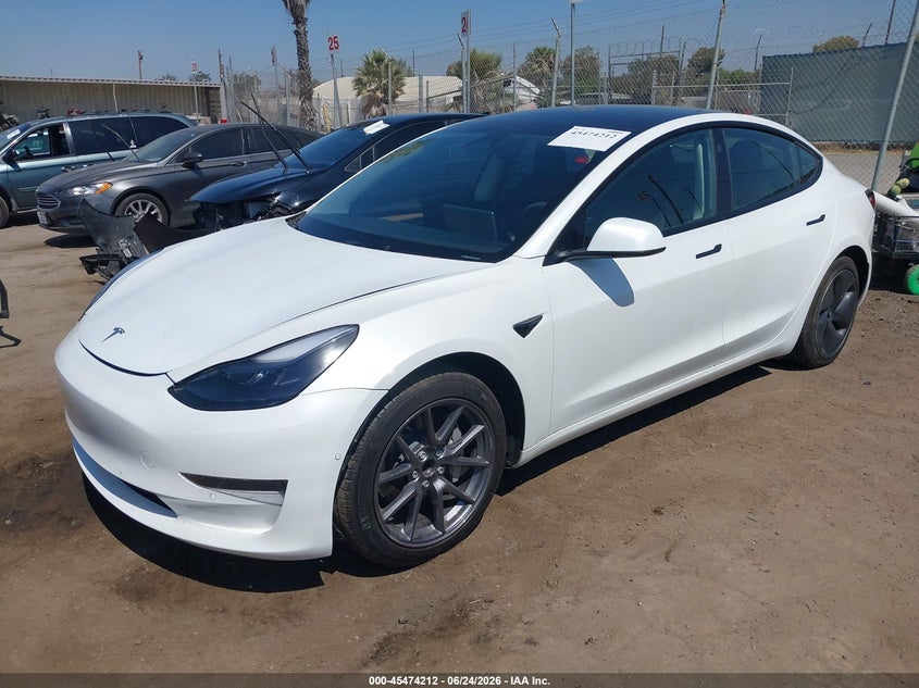 2023 Tesla Model 3 Rear-Wheel Drive 5YJ3E1EA1PF580862 photo 1