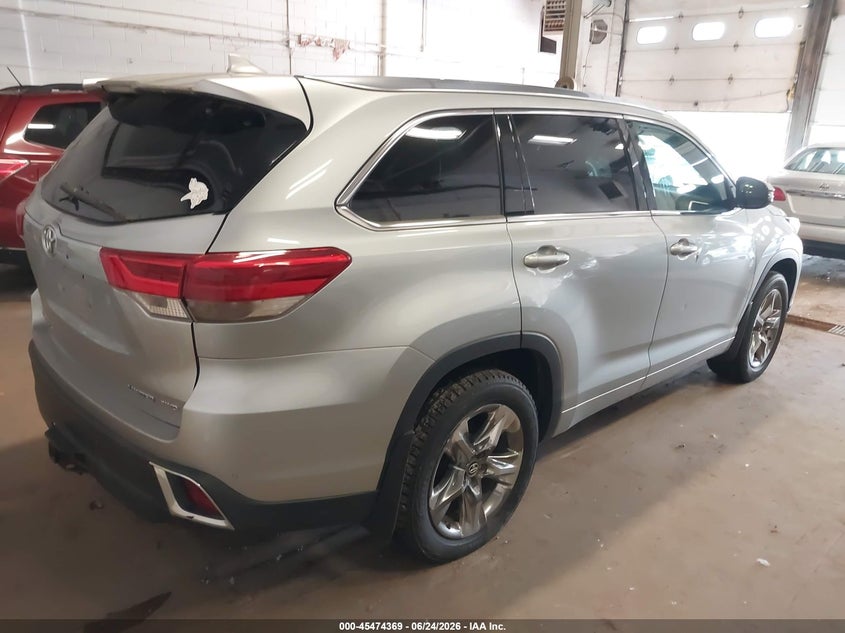 Vin: 5tddzrfh3hs484506, lot: 45972506, toyota highlander limited platinum 20174