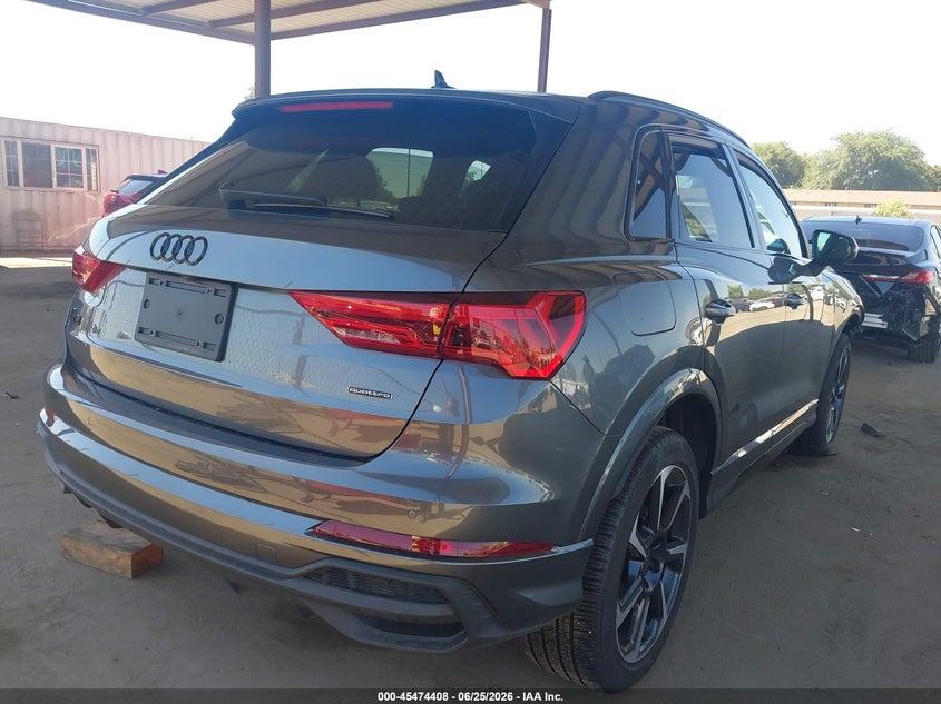 Vin: wa1eecf37s1103238, lot: 45972545, audi q3 premium 45 tfsi s line quattro tiptronic 20254