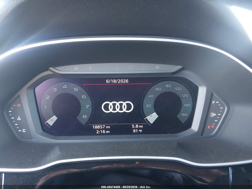 2025 Audi Q3 Premium 45 Tfsi S Line Quattro Tiptronic VIN: WA1EECF37S1103238 Lot: 45474408