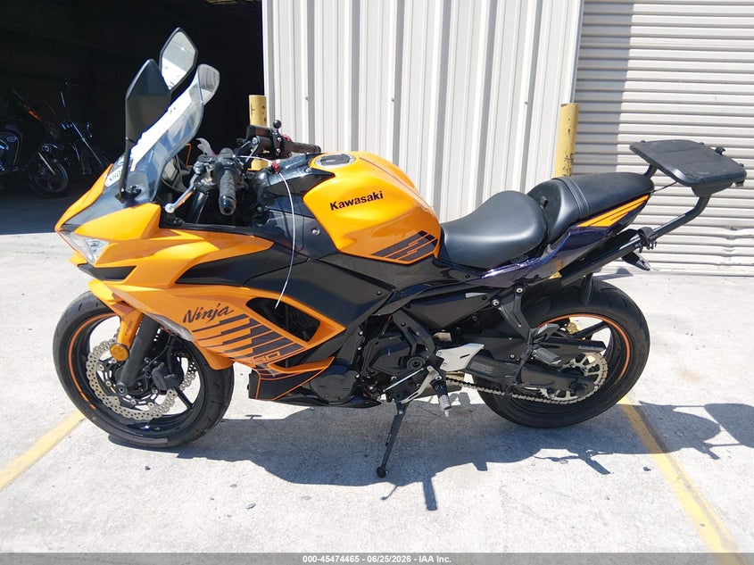 2025 Kawasaki Ex650 P VIN: ML5EXEP11SDAE0105 Lot: 45474465
